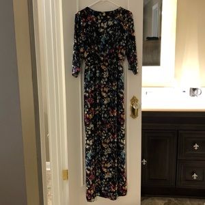 Everly Long Dress. Side slit. Multi Color.